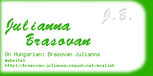 julianna brasovan business card